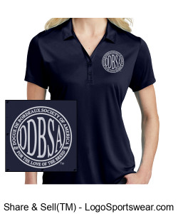 Embroidered DDBSA Seal Polo Design Zoom